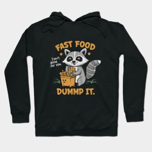 Raccoon Fast Food Hoodie